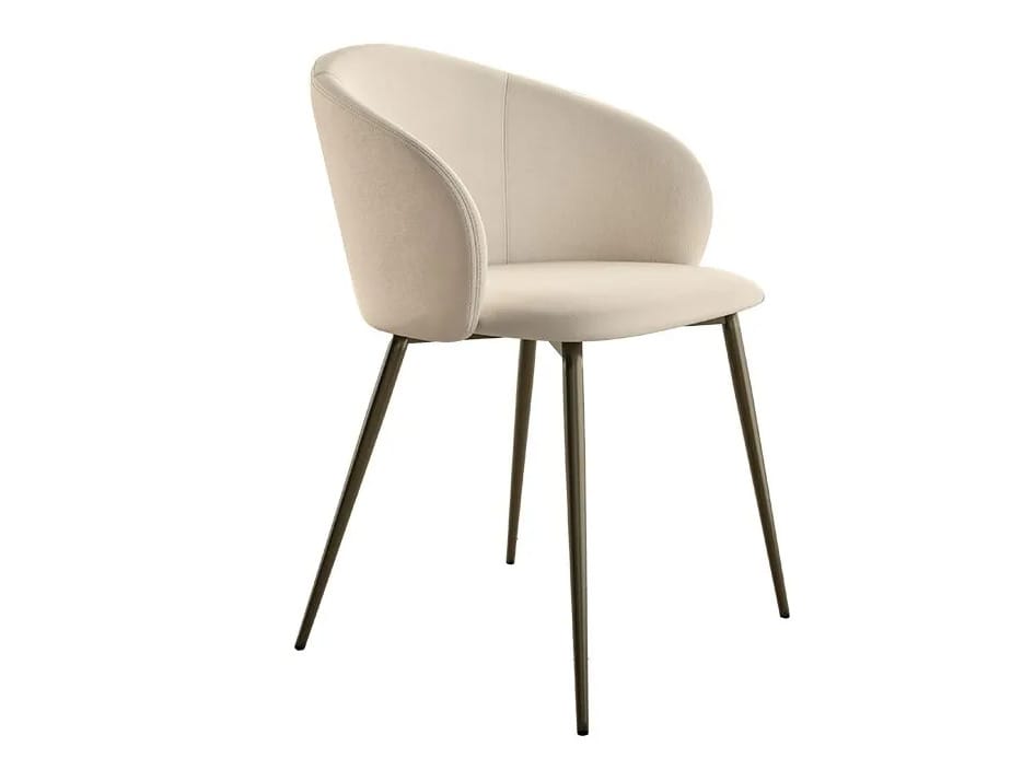 Мягкий стул с подлокотниками Bontempi Casa Rebecca ARCH-00124028