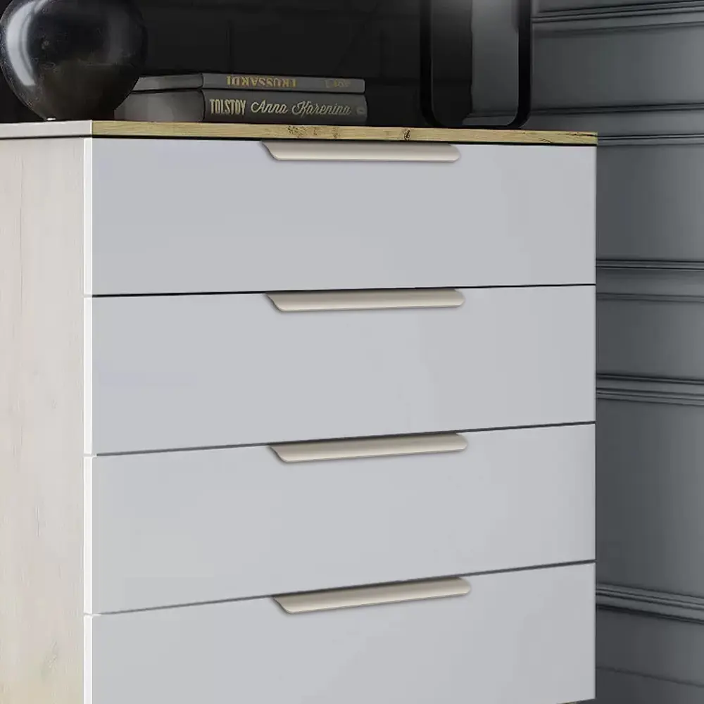 INSPIRE Ручка мебельная для шкафов Лион 224 мм никель матовый 88021709 STLM-1093500 - Вид №5