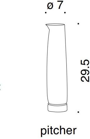Danese Milano Графин из дутого хрусталя Ovio Dc6002fx09  - Вид №5