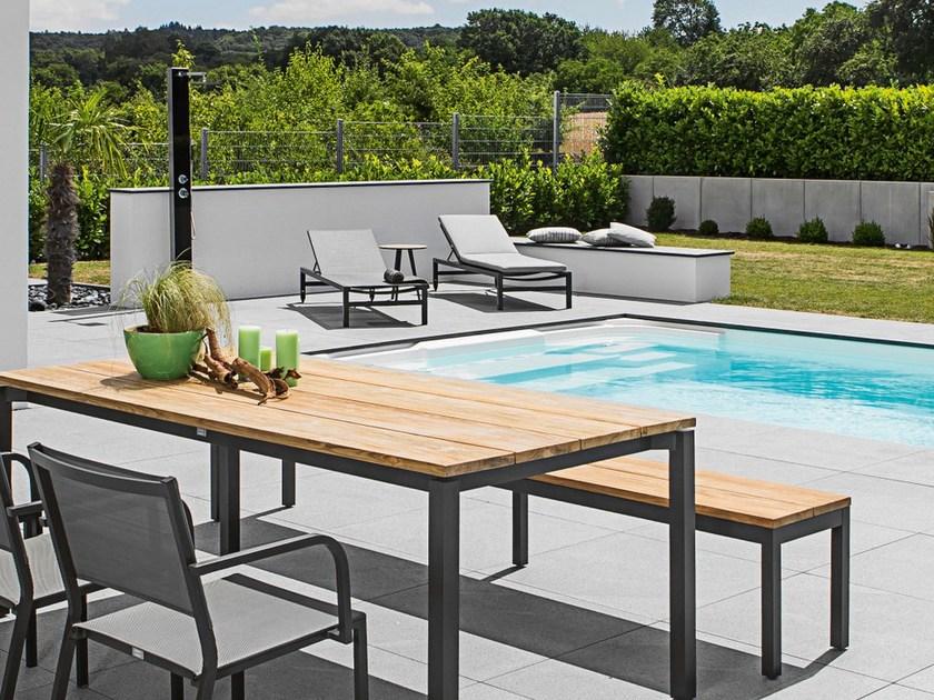 FISCHER MÖBEL Круглый деревянный столик для сада Atlantic sun-id-1456140 - Вид №4