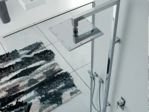 ZAZZERI Настенная душевая стойка с ручным душем Soqquadro
