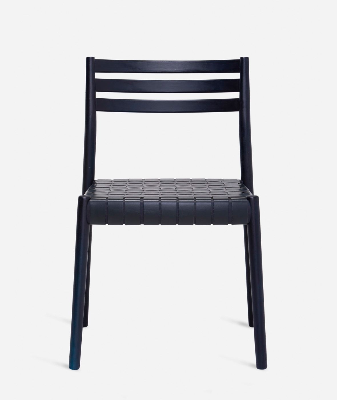 Штабелируемый деревянный стул и сиденье из переработанной кожи Vergés Bogart ARCH-00113304 - Вид №1