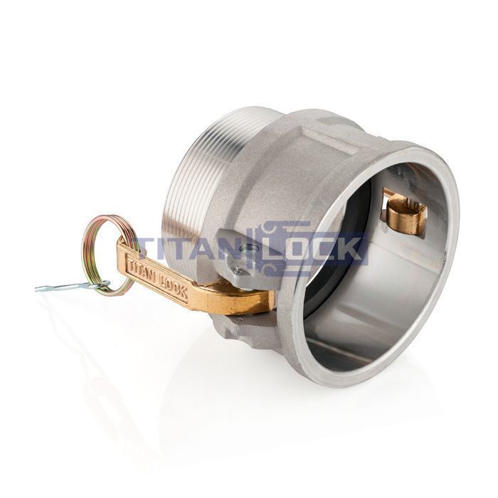 Камлок алюминиевый тип B розетка, наруж. резьба NPT 3", TL300BALN TITAN LOCK  - Вид №2