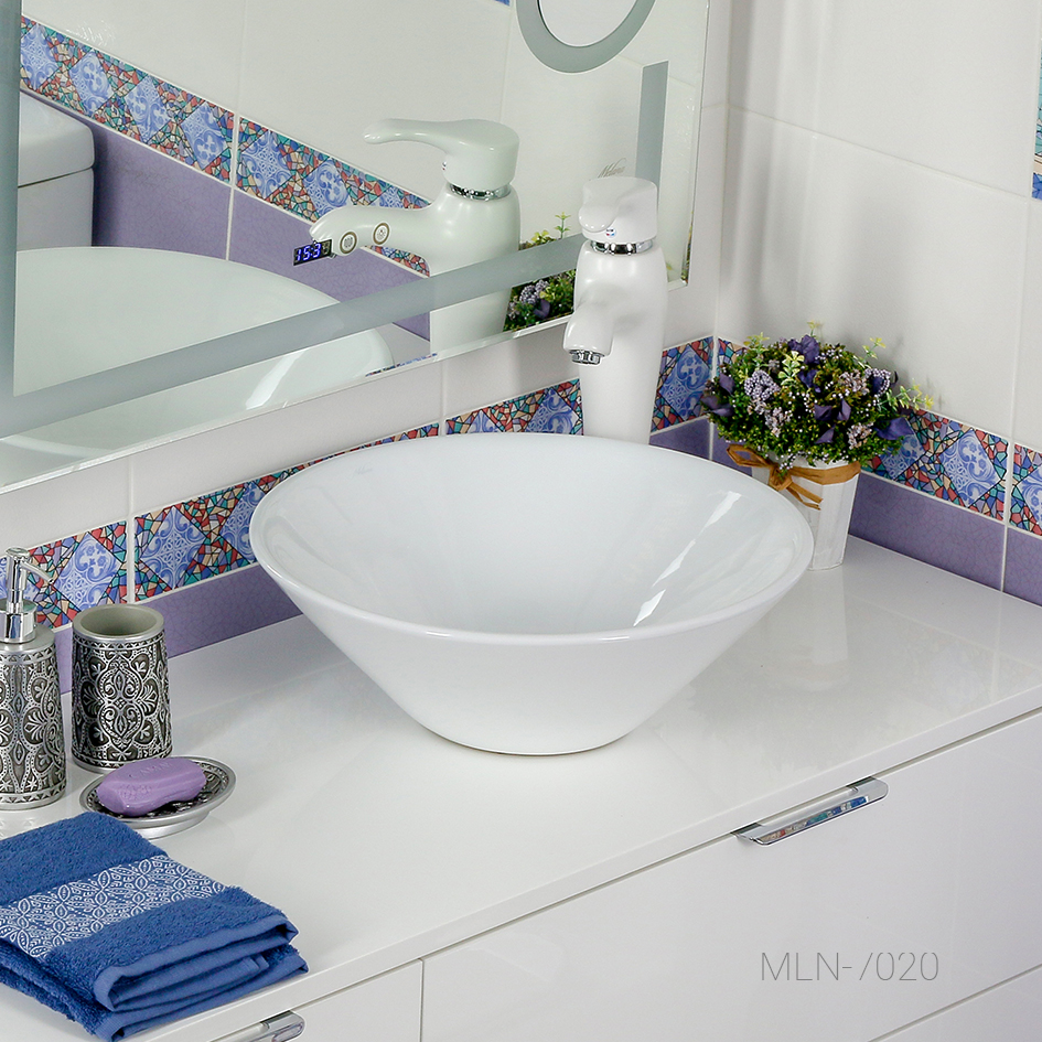Накладная раковина melana mln-7020 7020-805 - Вид №3