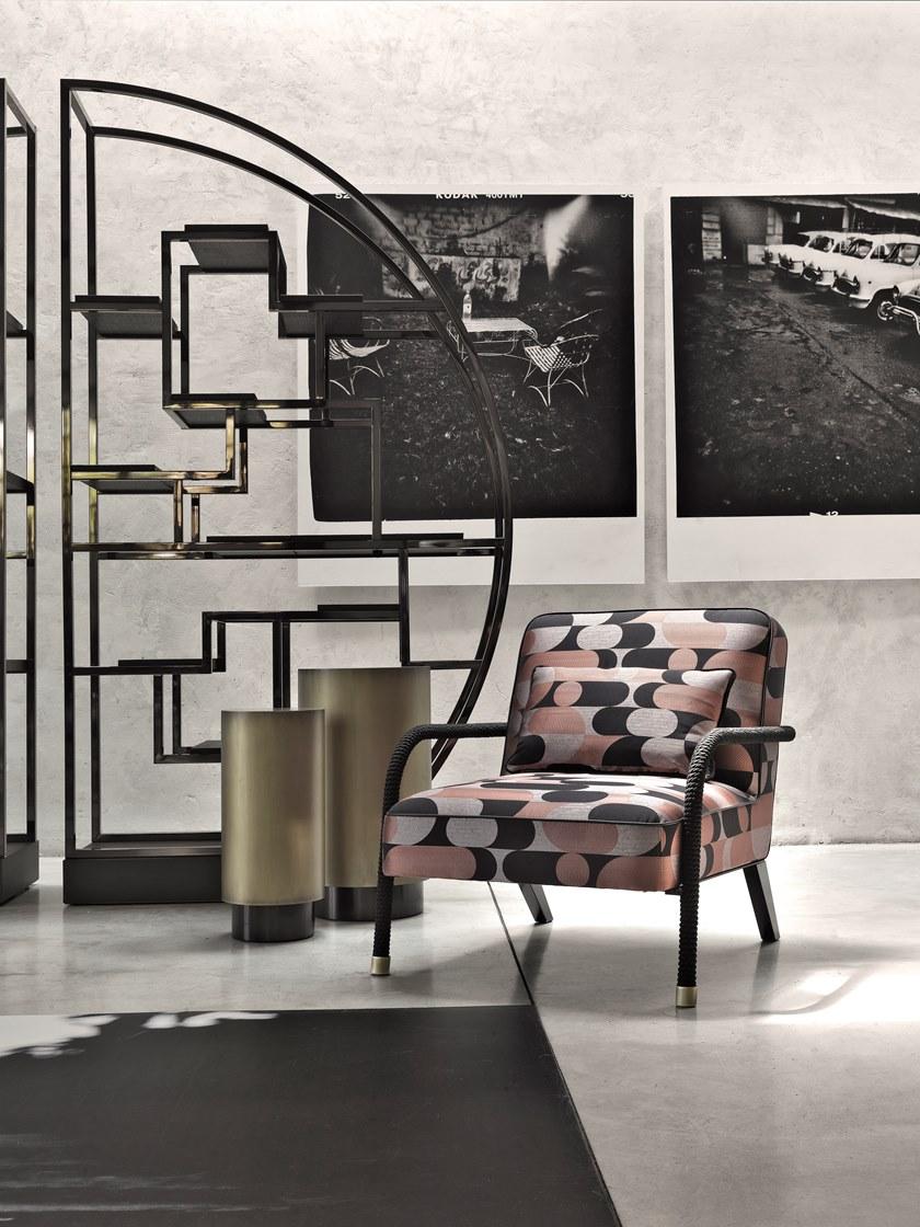 Gianfranco Ferré Home Круглый журнальный столик из лакированного металла sun-id-1401754 - Вид №1