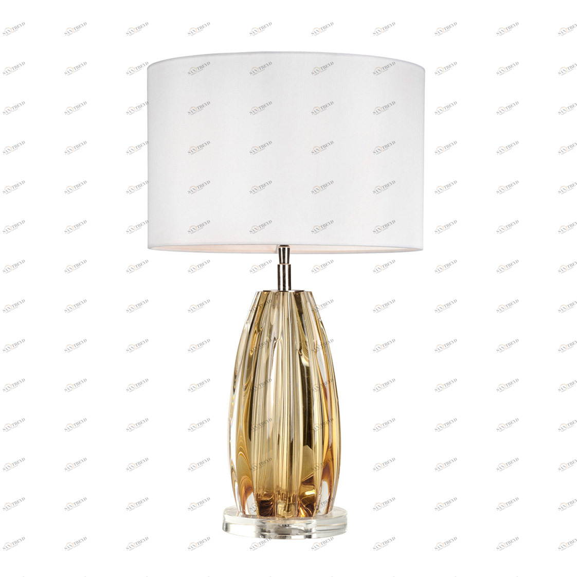 Настольная лампа 59х35 см янтарная Crystal BRTL3119 DELIGHT COLLECTION  00-3882448 Белый;желтый;прозрачный 