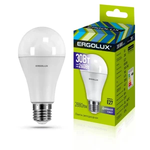 91273368 Светодиодная лампа Ergolux LED-A70-30W-E27-6K 14230 STLM-1521569