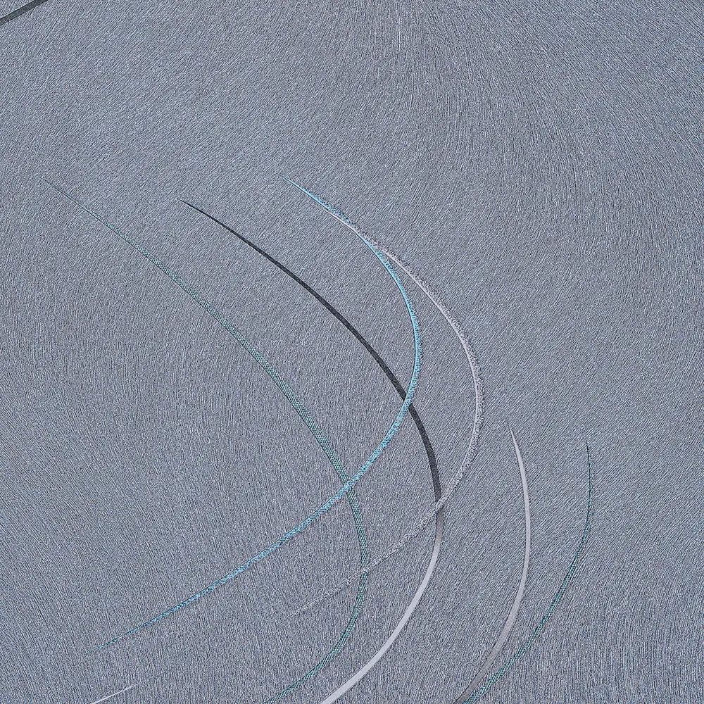 Victoria Stenova Trinity - флизелиновые обои синего цвета с узором 89363960 STLM-1338577 - Вид №1