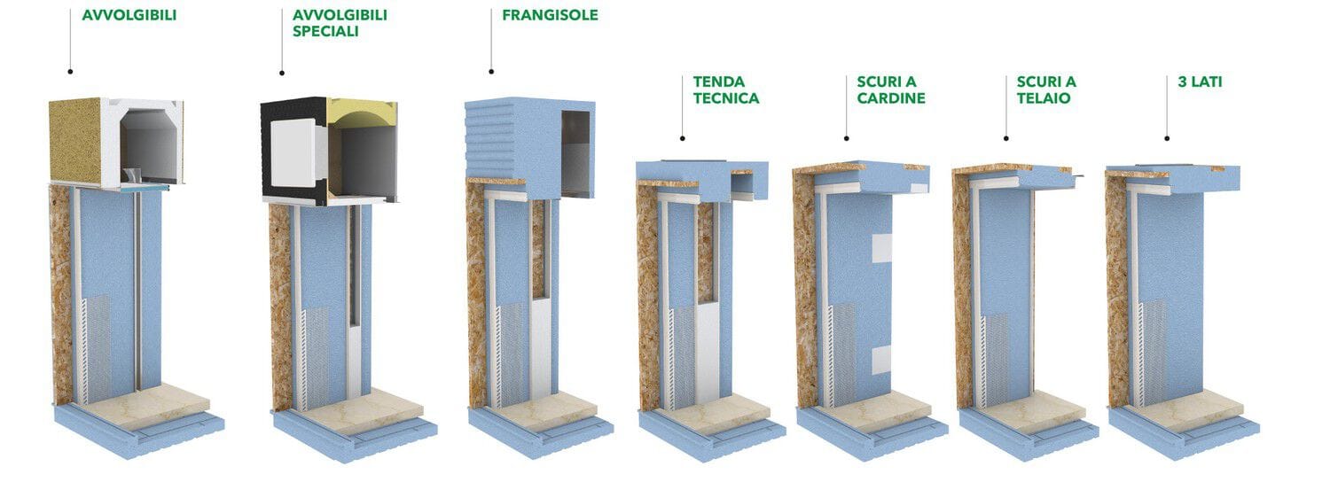 Monoblock window De Faveri INQUADRA ARCH-00119270