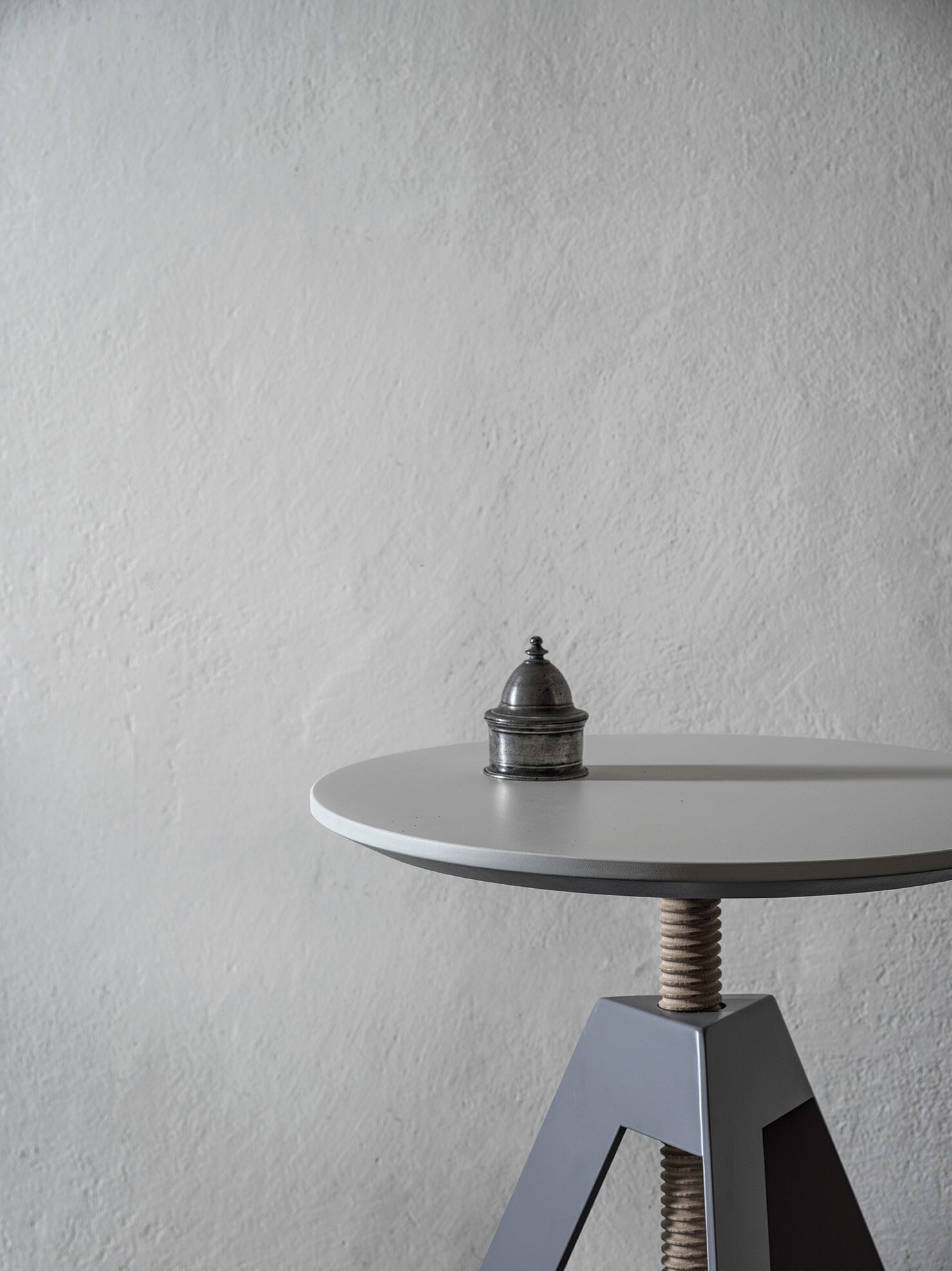 Журнальный столик с регулируемой высотой из стали и дерева Bontempi Casa BASALTO ARCH-00152127 - Вид №1