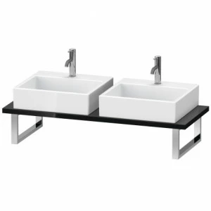LC107C04040 L-Cube Консоль для накладных раковин и встраиваемых умывальников Черный глянцевый лак