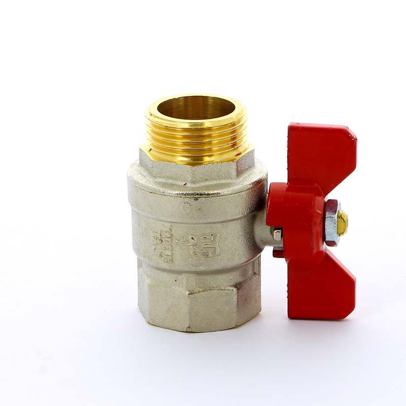 Кран шаровой НВ SCIROCCO бабочка TIEMME 1" 2310007