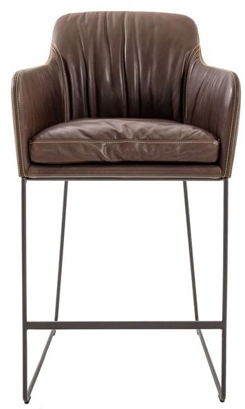 KFF Табурет кухонный на санках с подлокотниками Youma casual sun-id-1360391 - Вид №1