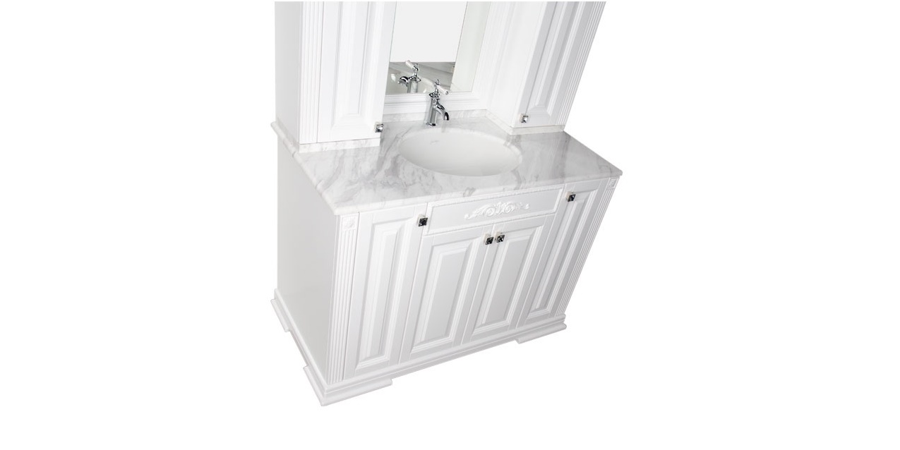 Комплект мебели Aquanet Кастильо 120 белый 00183199 - Вид №3