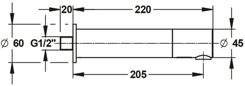 Настенный электронный кран PRESTO RIZON 52041 52041.0 - Вид №1