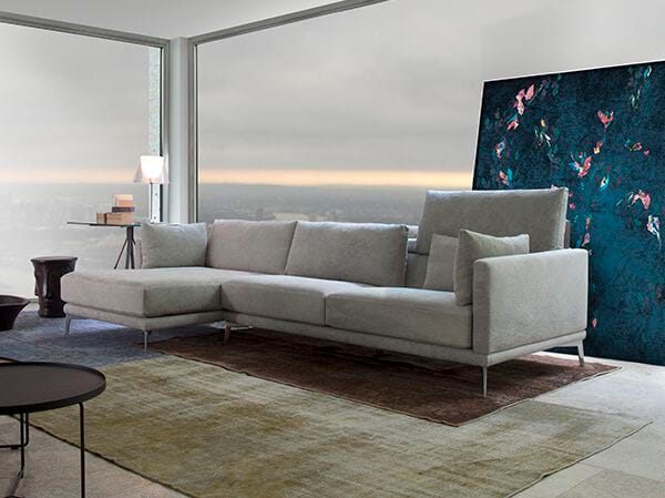 Съемный тканевый диван с полуостровом Calia Italia Superior ARCH-00050520