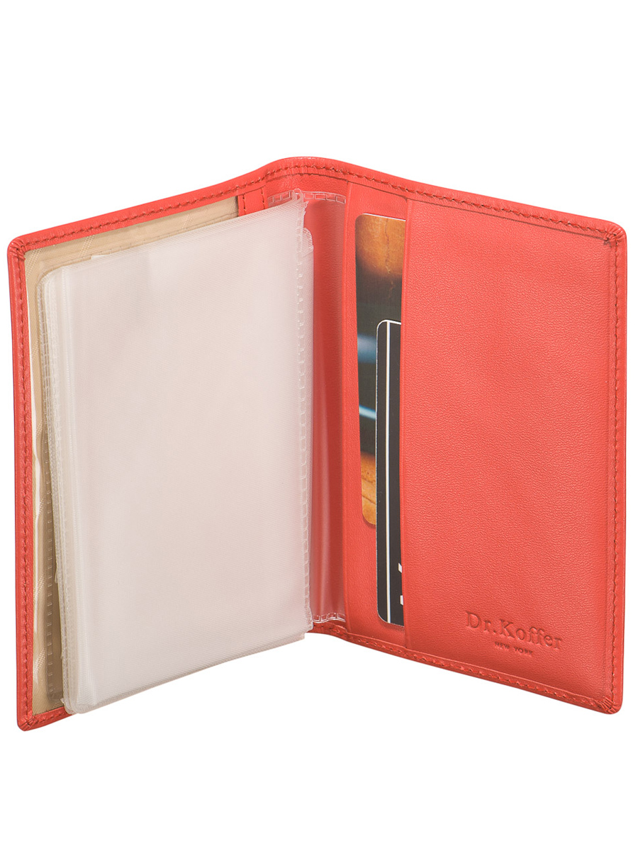 X510177-29-81 Обложка для автодокументов Dr Koffer  - Вид №3