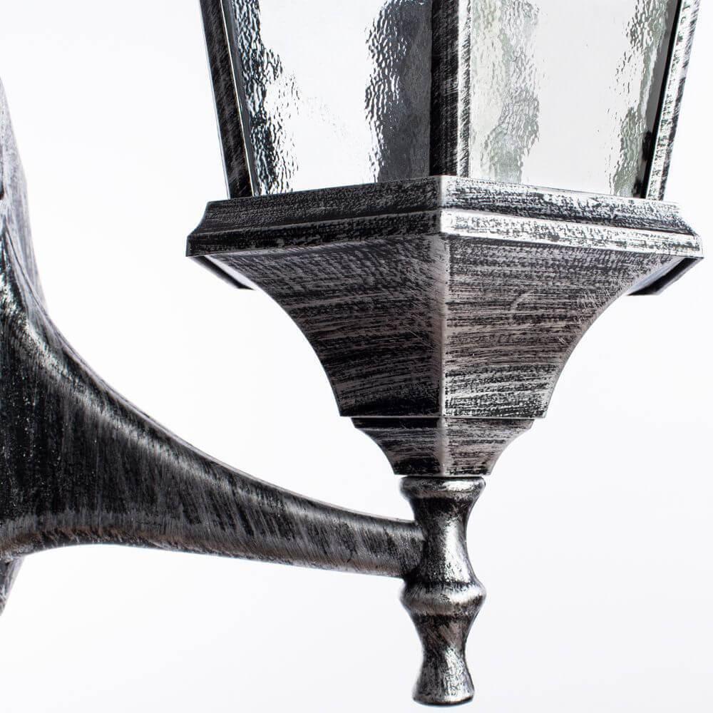 Уличный настенный светильник серый Arte Lamp Genova 1BS A1201AL-1BS ARTE LAMP ПОД СТАРИНУ, ФОНАРЬ 00-3897329 Серый  - Вид №1