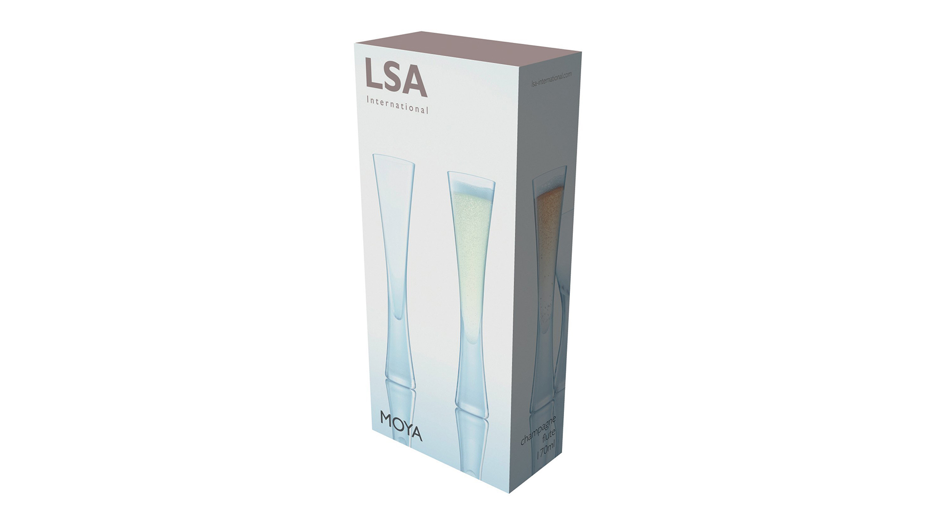 10607708 LSA International Набор бокалов для шампанского LSA International, "MOYA", 170мл, 2шт., п/у Стекло  - Вид №3