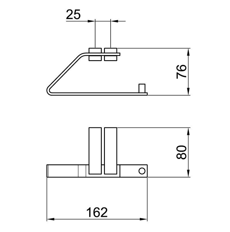 WO500801015 Держатель для бумаги Webert Wolo  - Вид №1