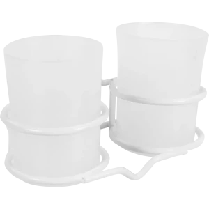 Держатель стаканов для зубных щеток Swensa Colors цвет белый