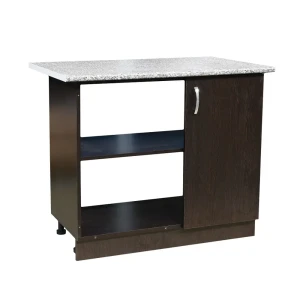 91849203 Напольный шкаф Home угловой 100x60x44 см фасад венге ЛДСП каркас шоколадно-коричневый Santrek STLM-1366251
