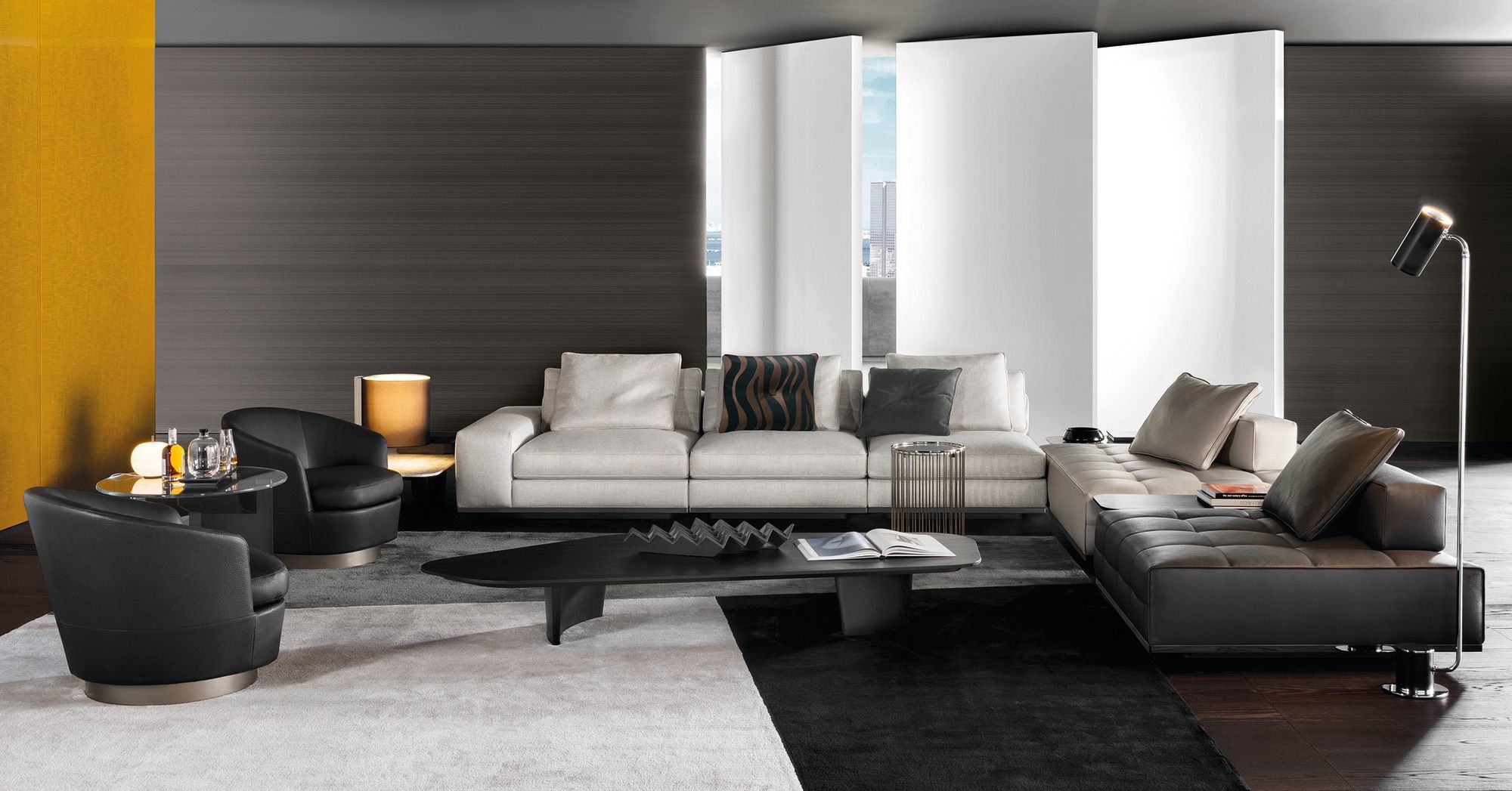 Модульный тканевый диван Minotti ARCH-00037891 - Вид №19