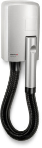 Valera Hotello Silver Мод. 832.01 / T silver - 1200 Вт - Компактный и мощный настенный фен для волос с шлангом 58320120