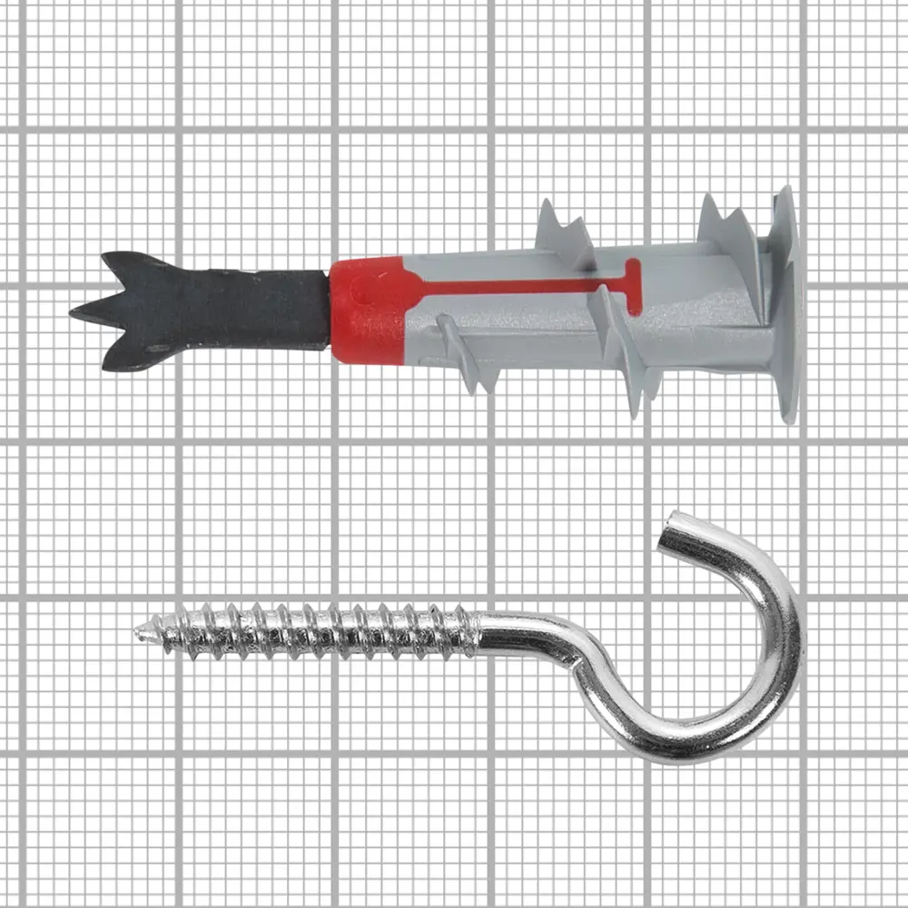 Дюбель-крюк для листовых материалов DuoBlade полукольцо, 8x45 мм, 6 шт FISCHER STLM-2099876 - Вид №2
