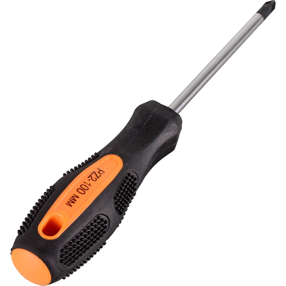 Отвертка крестовая ВИХРЬ PZ2x100 мм для профессионального монтажа 87482595 STLM-1406407 - Вид №1