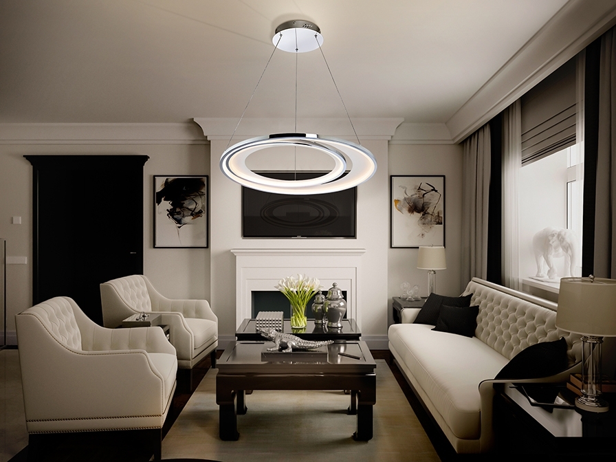 086407 Подвесной светильник 82Ø хром DIM Schuller Laris