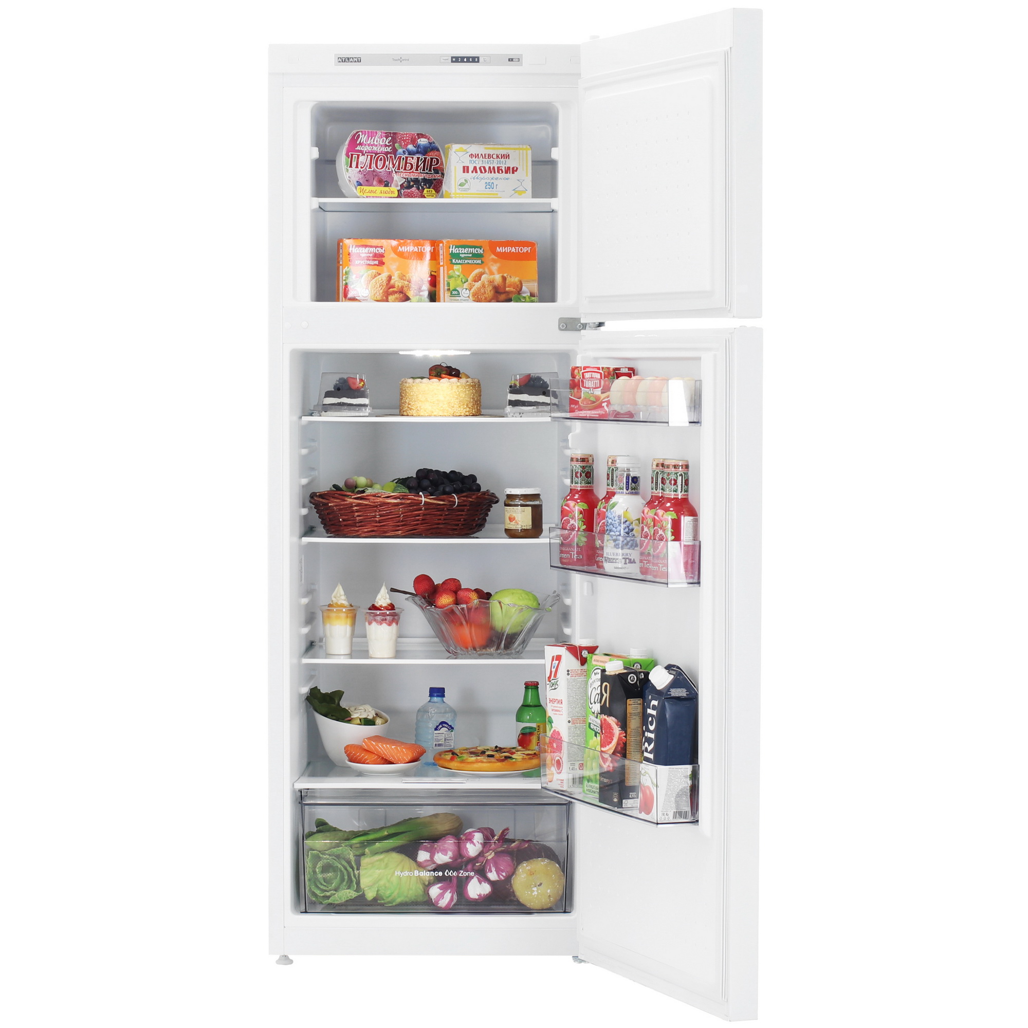 5489816 Холодильник с морозильником   ATLANT ХМ-3635-109 белый STDN-0043654 - Вид №5