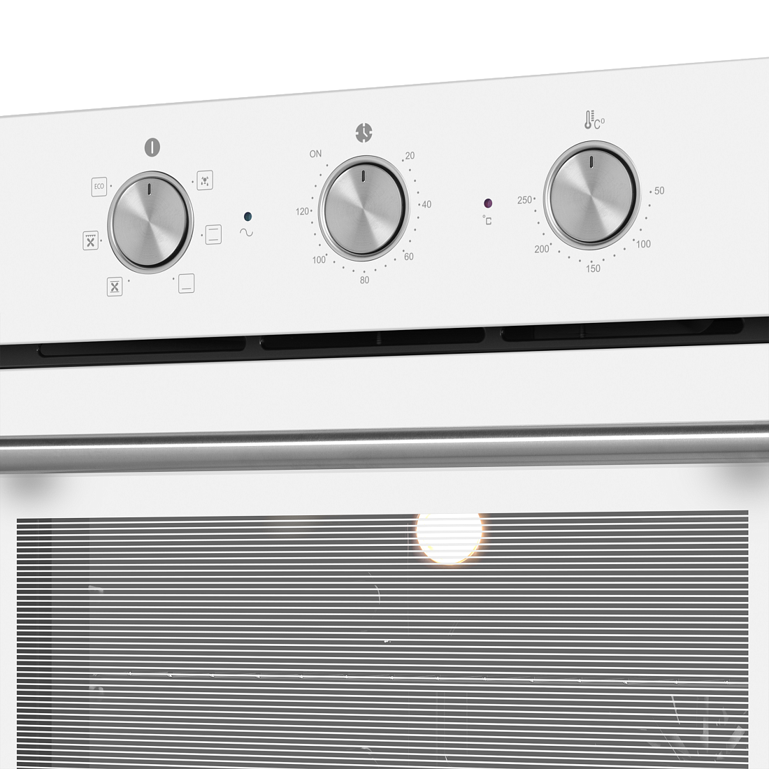 9100941 Электрический духовой шкаф HOMSair OEF606WH белый STDN-0133331 - Вид №7