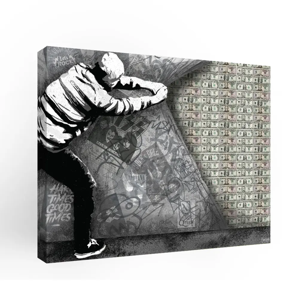 Картина на холсте "Много денег" 50x40 см FBRUSH STLM-2168706 - Вид №1