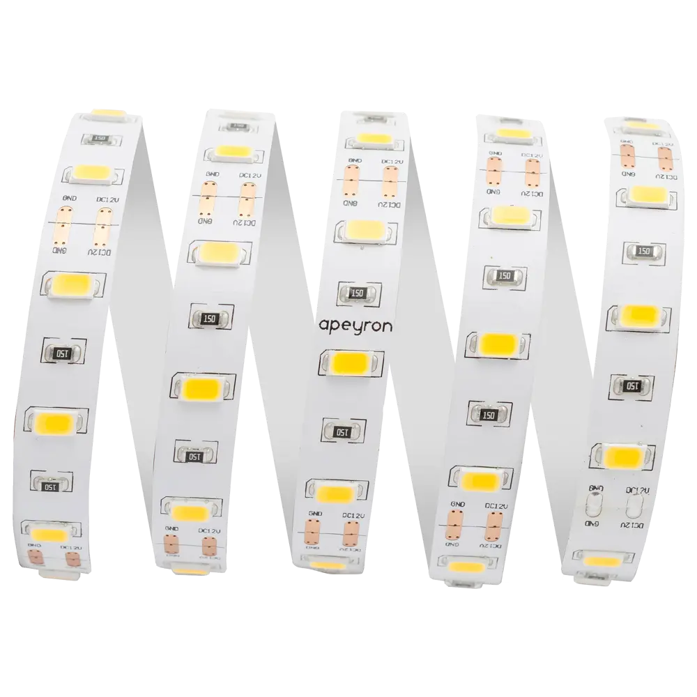 Светодиодная лента 11Вт/60LED/м свет тёплый белый IP20 APEYRON STLM-2160502 - Вид №1