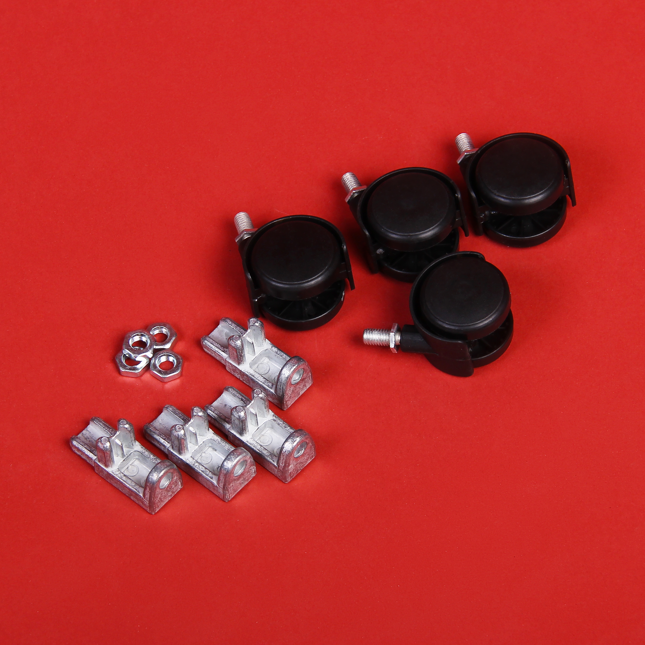 Набор колес для стеллажа , D40 мм, черный LJPS0353 Public Steel Россия  - Вид №1