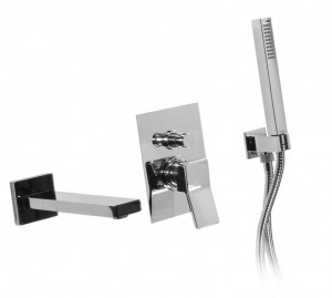 53530 / DPR Встраиваемый смеситель для ванны и душа с дуплексным душем. Bongio Reef