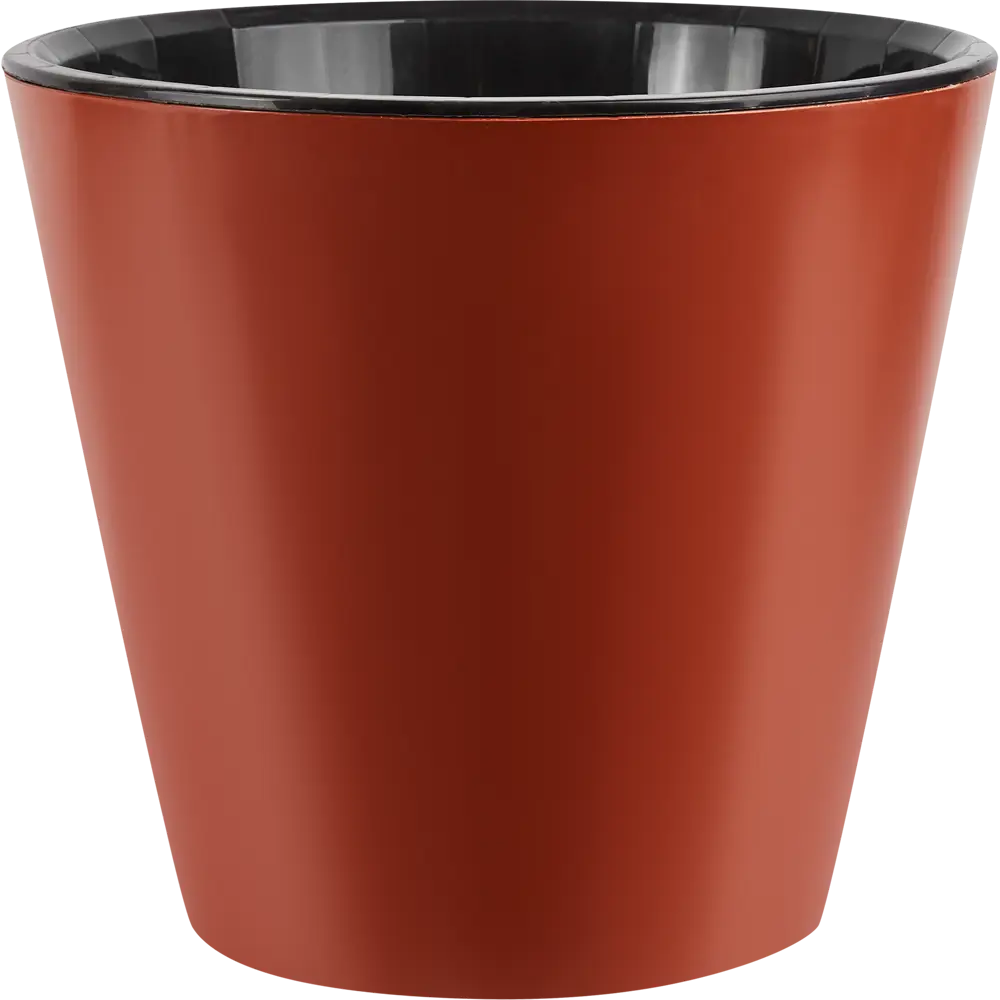 Горшок цветочный Ingreen London ø32 h29.5 см v16 л пластик терракотовый STLM-2060839