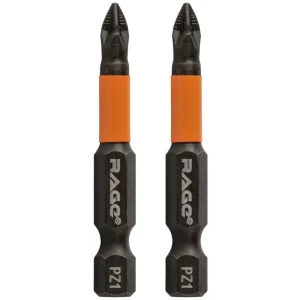 Магнитная бита RAGE PZ1x50 мм для точного монтажа (2 шт) 89369252