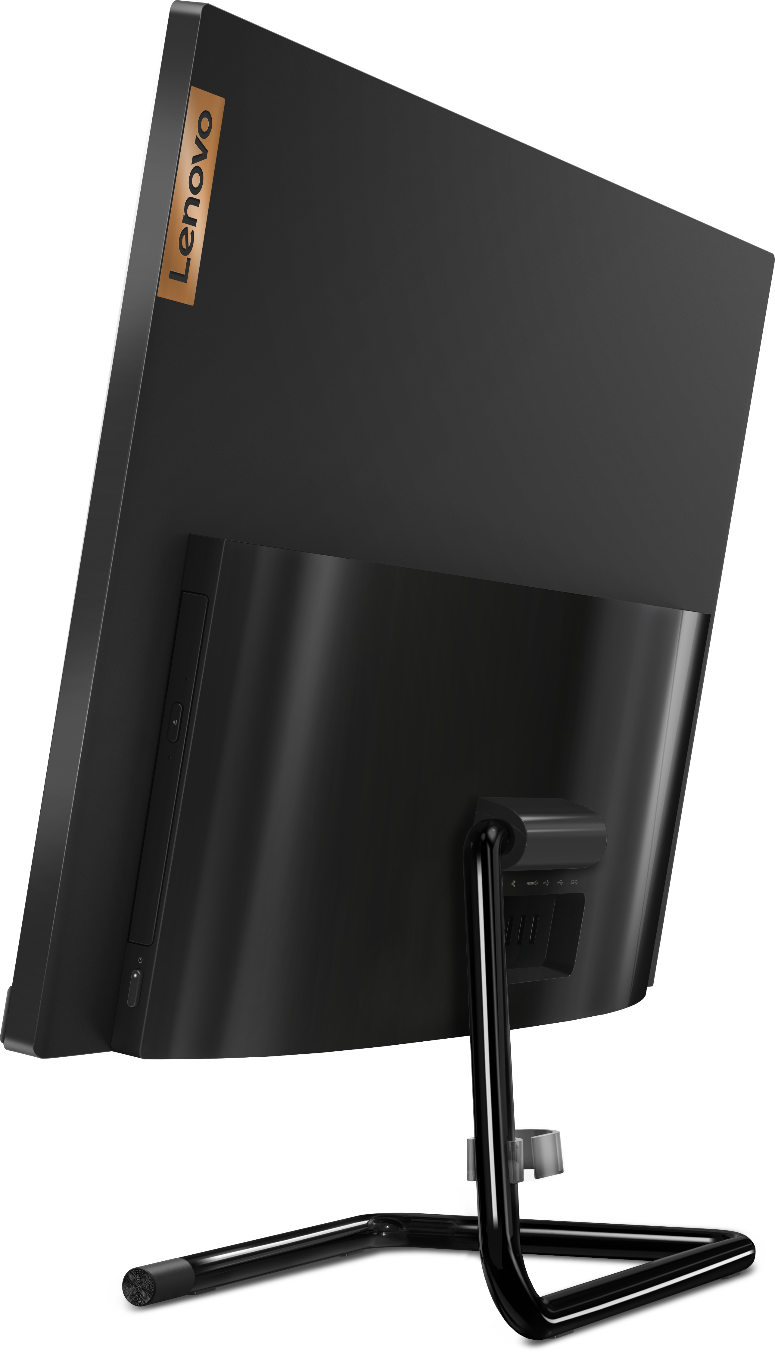 F0EY009VRK ideacentre aio aio 3 27imb05 27"(1920x1080)/intel core i7 10700t(2ghz)/16384mb/1000+512ssdgb/dvdrw/ext:amd radeon r625(2048mb)/bt/wifi/war 1y/9kg/black/w10 + клавиатура, мышь Lenovo Santreyd  - Вид №6