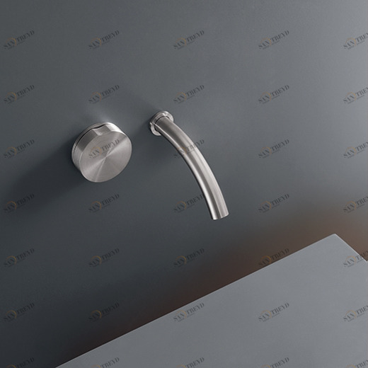 Настенный прогрессивный смеситель с носиком L. 125 мм  GIO18 CEADESIGN 