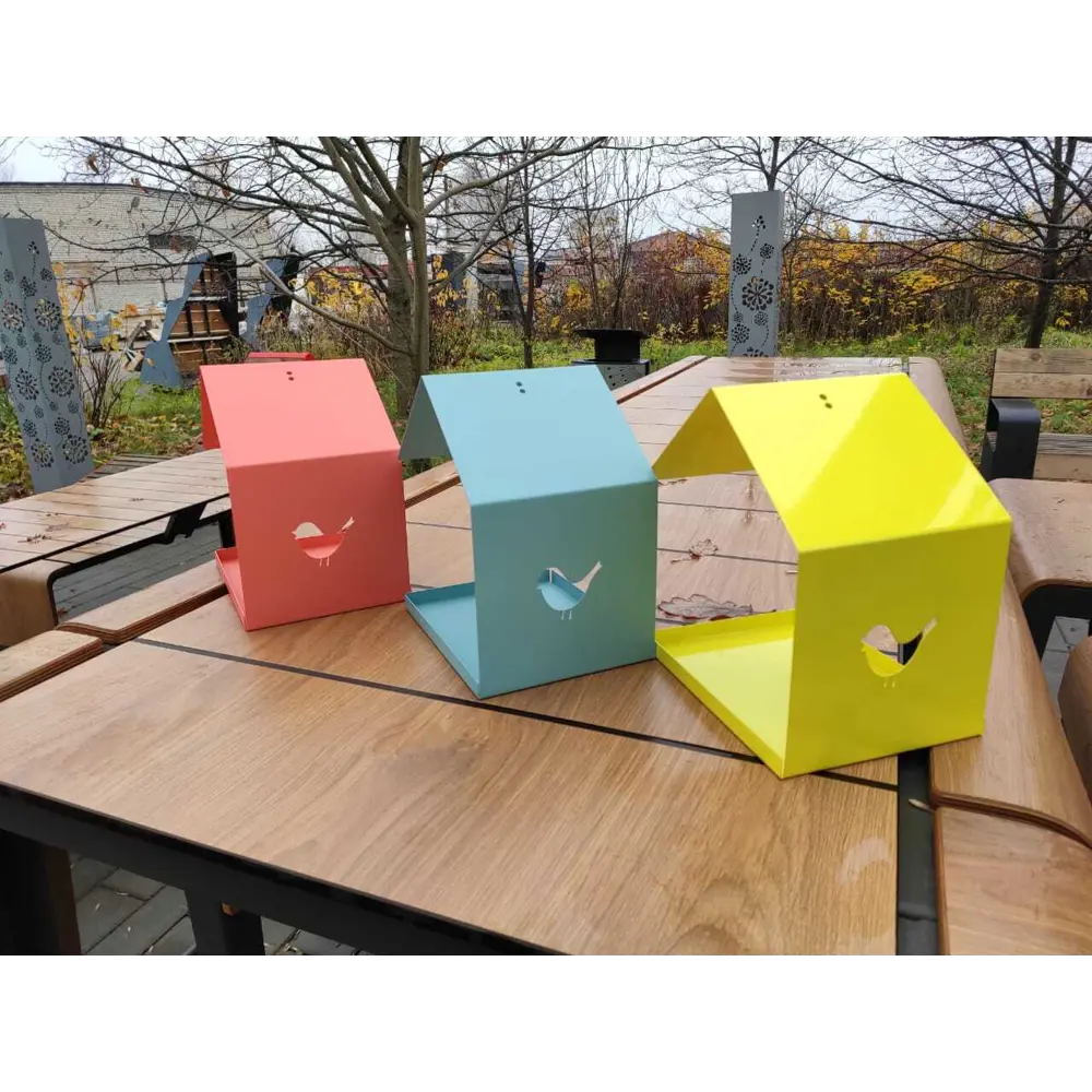 Кормушка для птиц цвет красный Santreyd STLM-2183336 - Вид №2