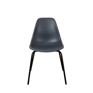 92062650 Стул кухонный Derstuhl Elegant black комплект 2 шт 45x82x46 см полипропилен цвет темно-серый STLM-1372317