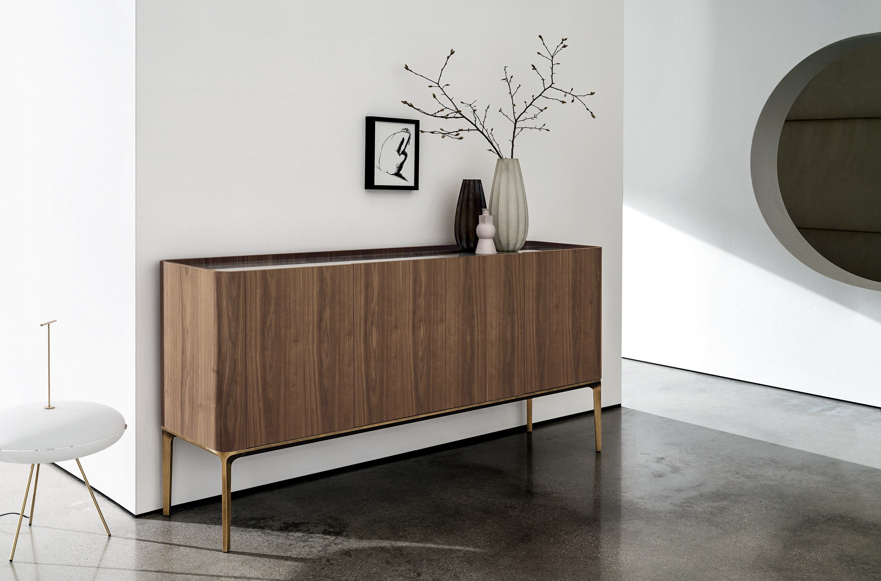 Деревянный шкаф с распашными дверями Sovet Italia тонкий ARCH-00089663 - Вид №12