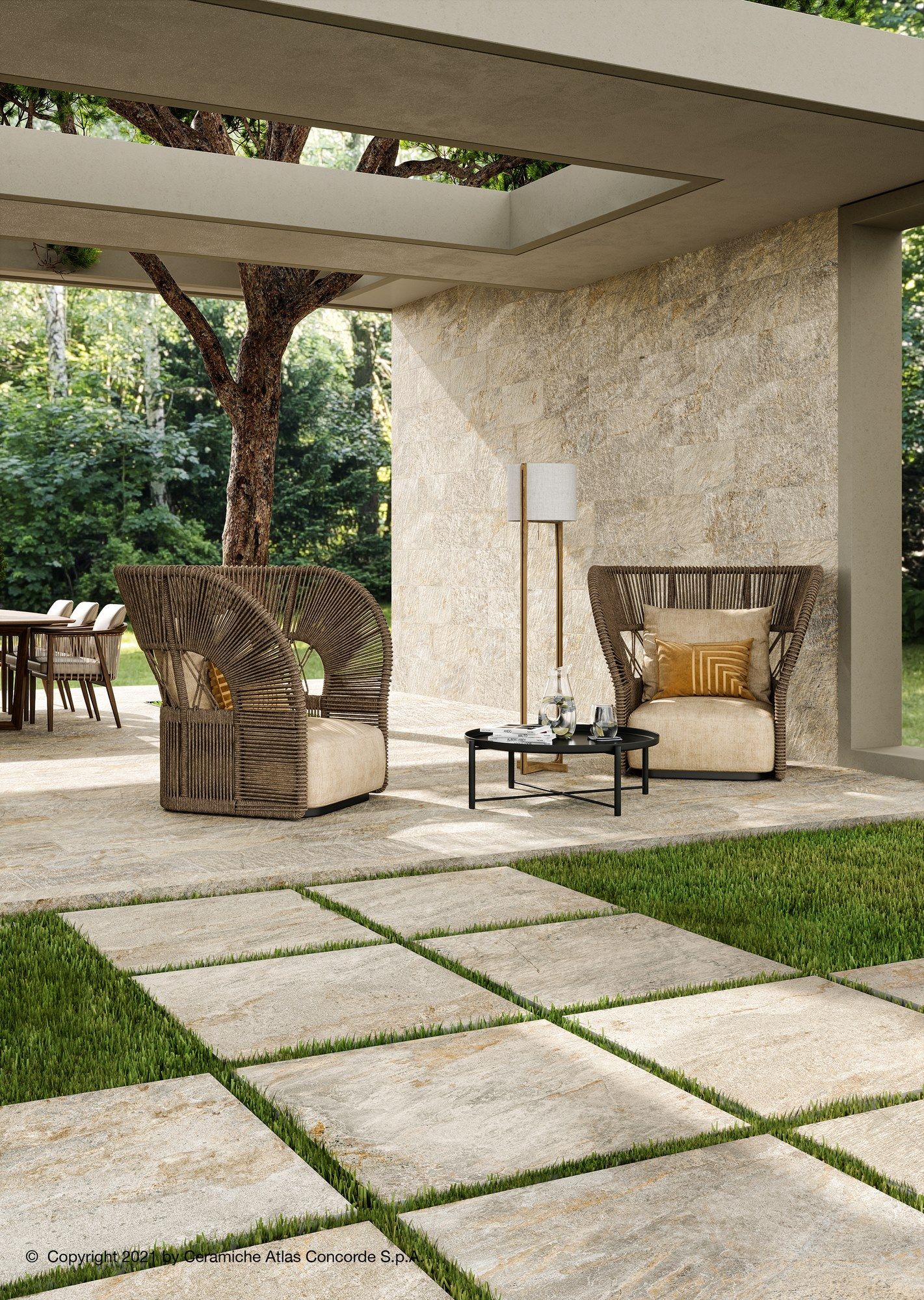 Напольная плитка из керамогранита с эффектом камня Atlas Concorde Norde ARCH-00067815 - Вид №4