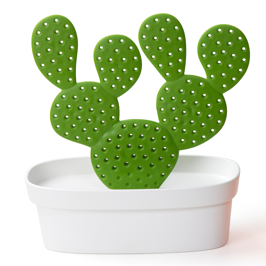 QL10281-WH-GN Органайзер для мелочей caccessories, белый с зеленым Qualy 