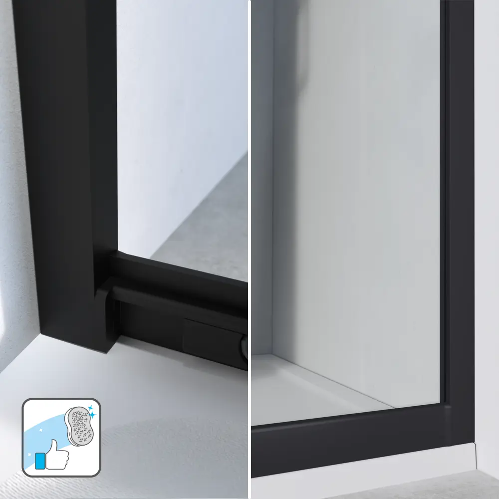 Комплект стекол для душевой ширмы Sensea Easy 120x80 см стекло с шелкографией, цвет профиля на выбор 88103659 STLM-2139524 - Вид №22