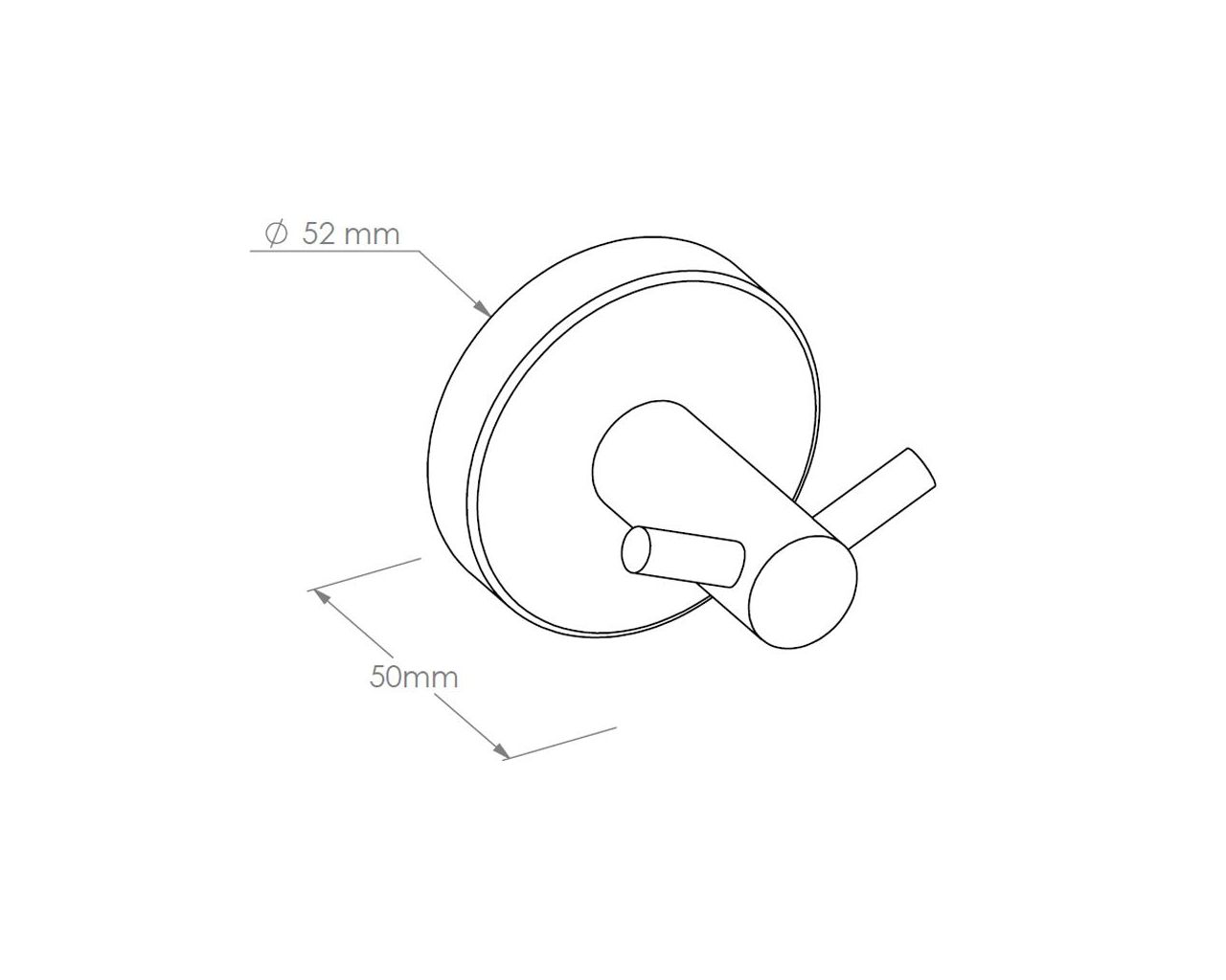GSC401 Двойная вешалка STELLA BLACK LINE, черный Merida  - Вид №1