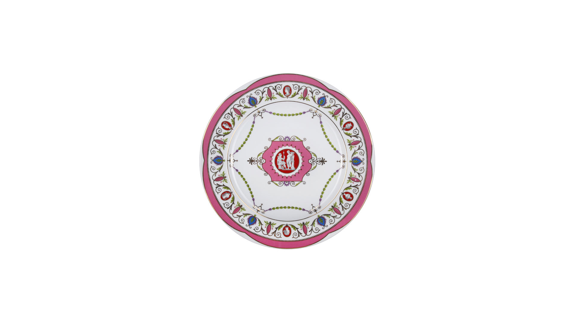 10606550 Императорский фарфоровый завод Сервиз столовый 6/24 "Камеи" "Европейская-2" Фарфор твердый  - Вид №6