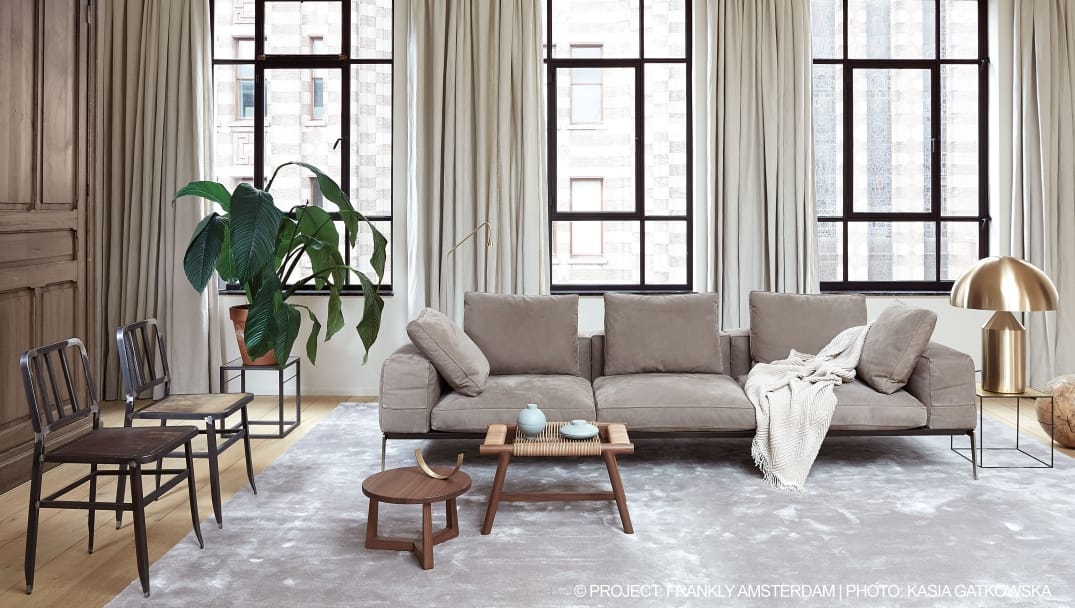 3-местный съемный тканевый диван Flexform Lifesteel ARCH-00127112 - Вид №3